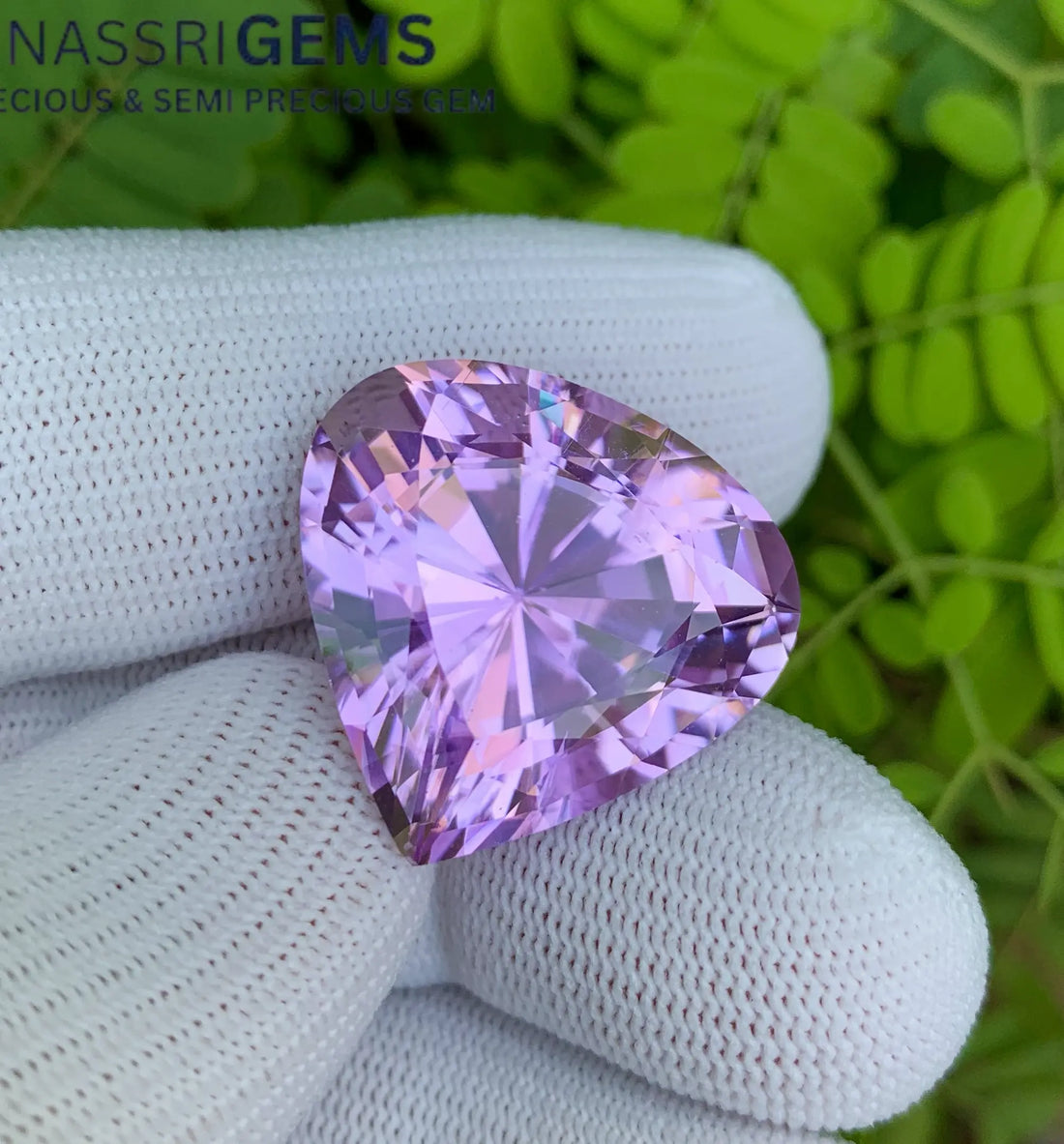 46.47 Carats Pink Kunzite