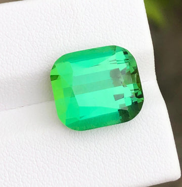 Mint green tourmaline gemstone from Afghanistan