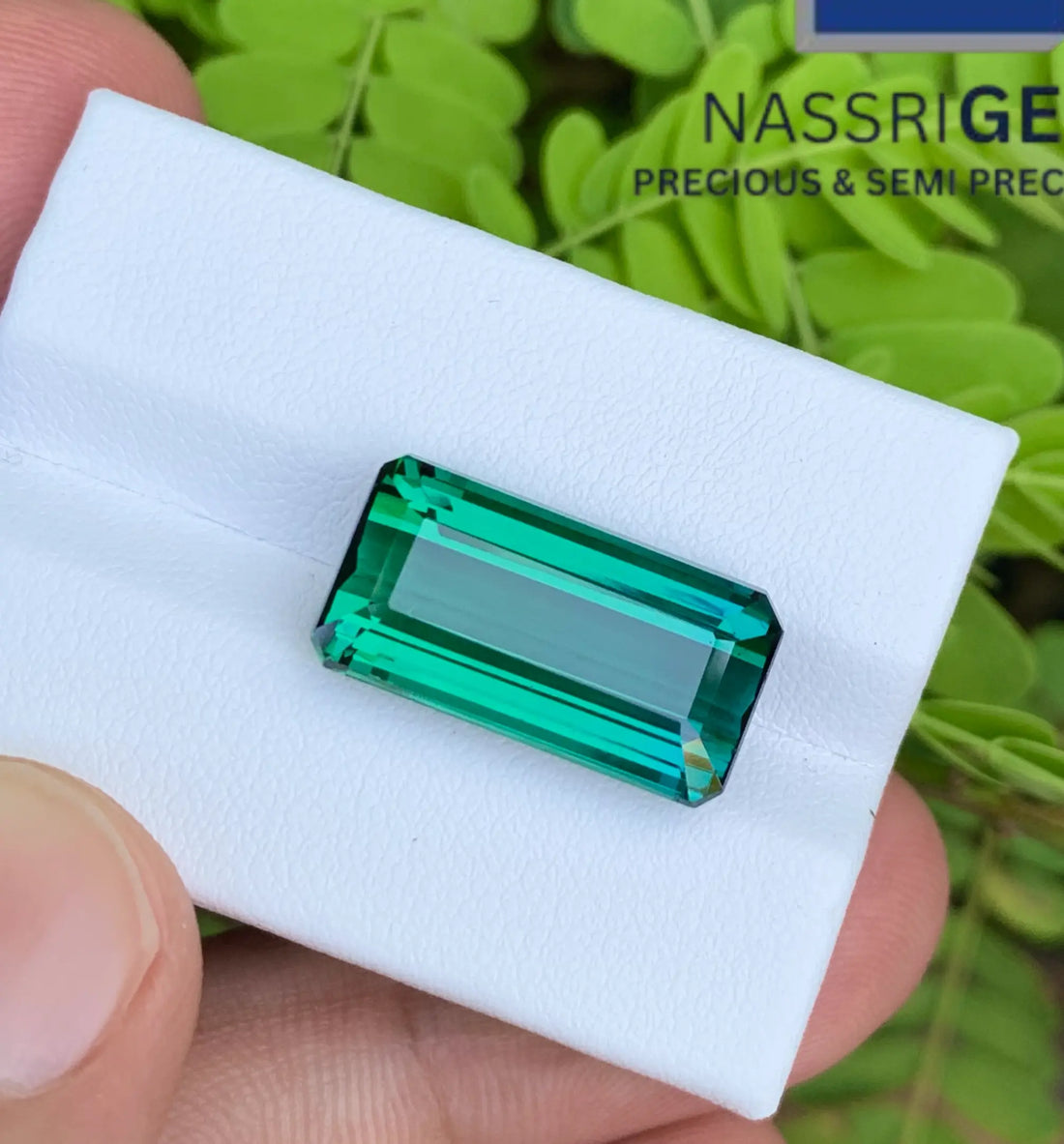 green tourmaline stone