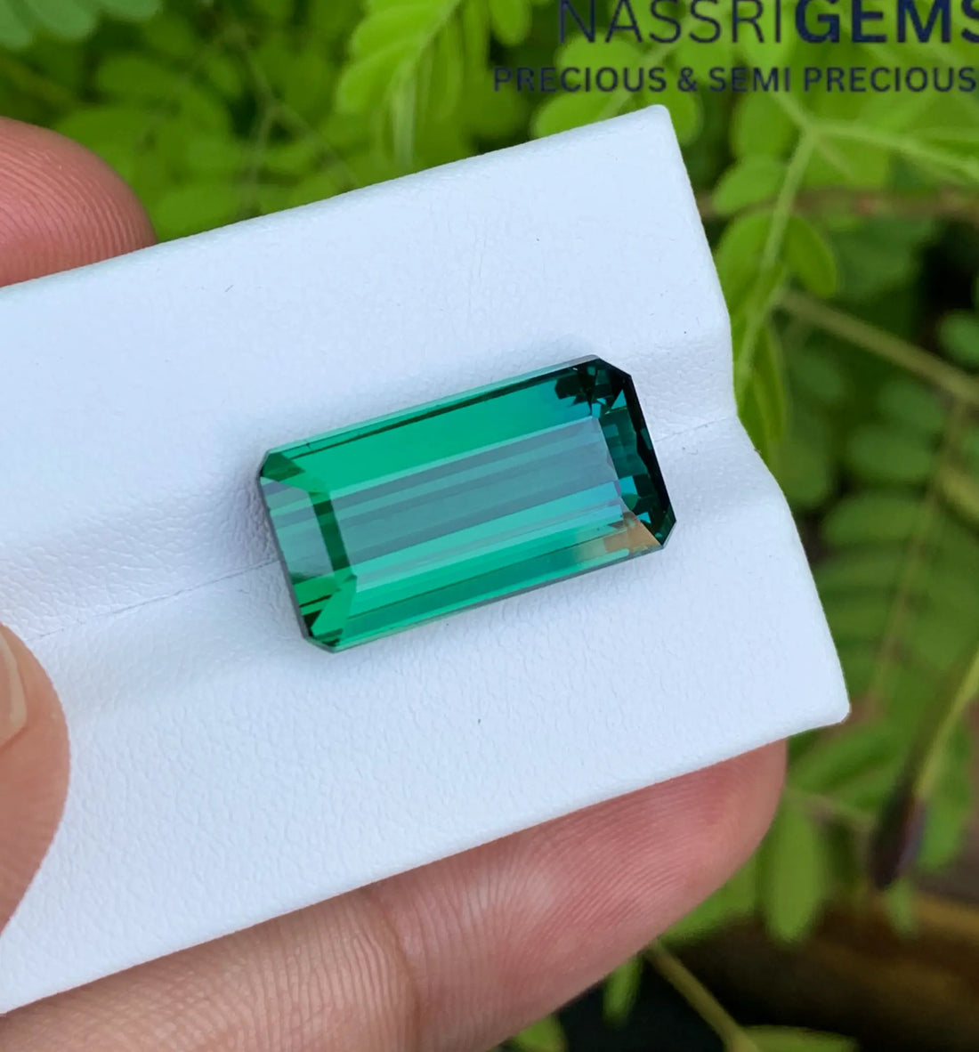 green tourmaline stone