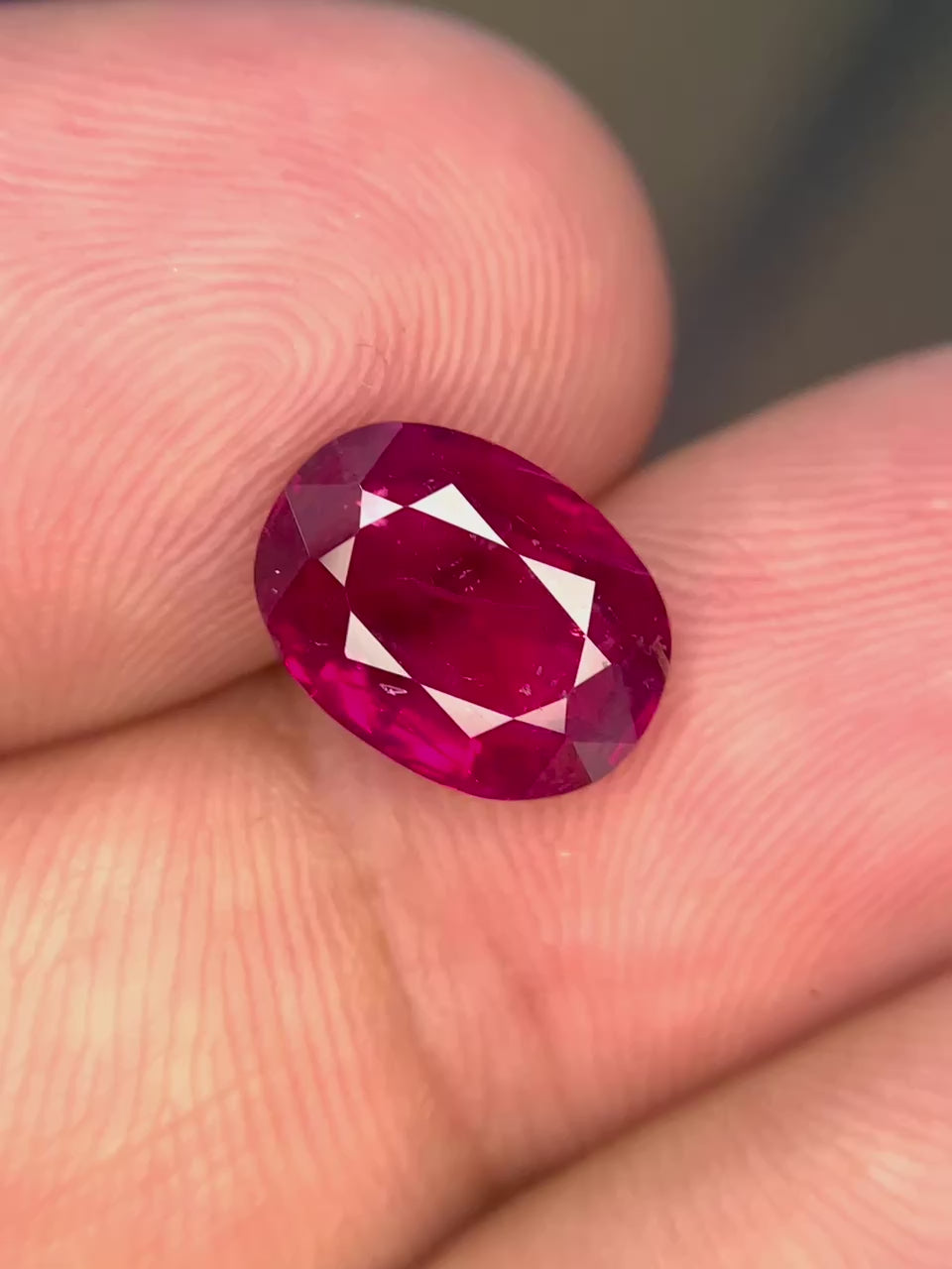 red ruby gemstone